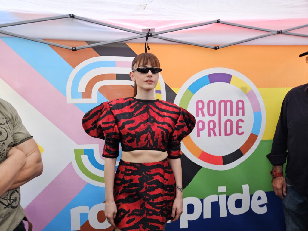 annalisa e sfilata al Gay pride di Roma